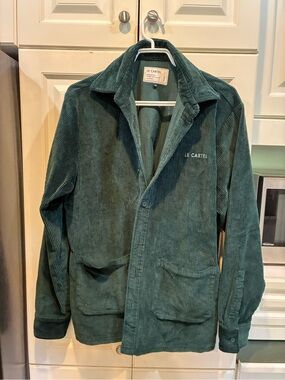 Women's Teal Corduroy Shirt Jacket